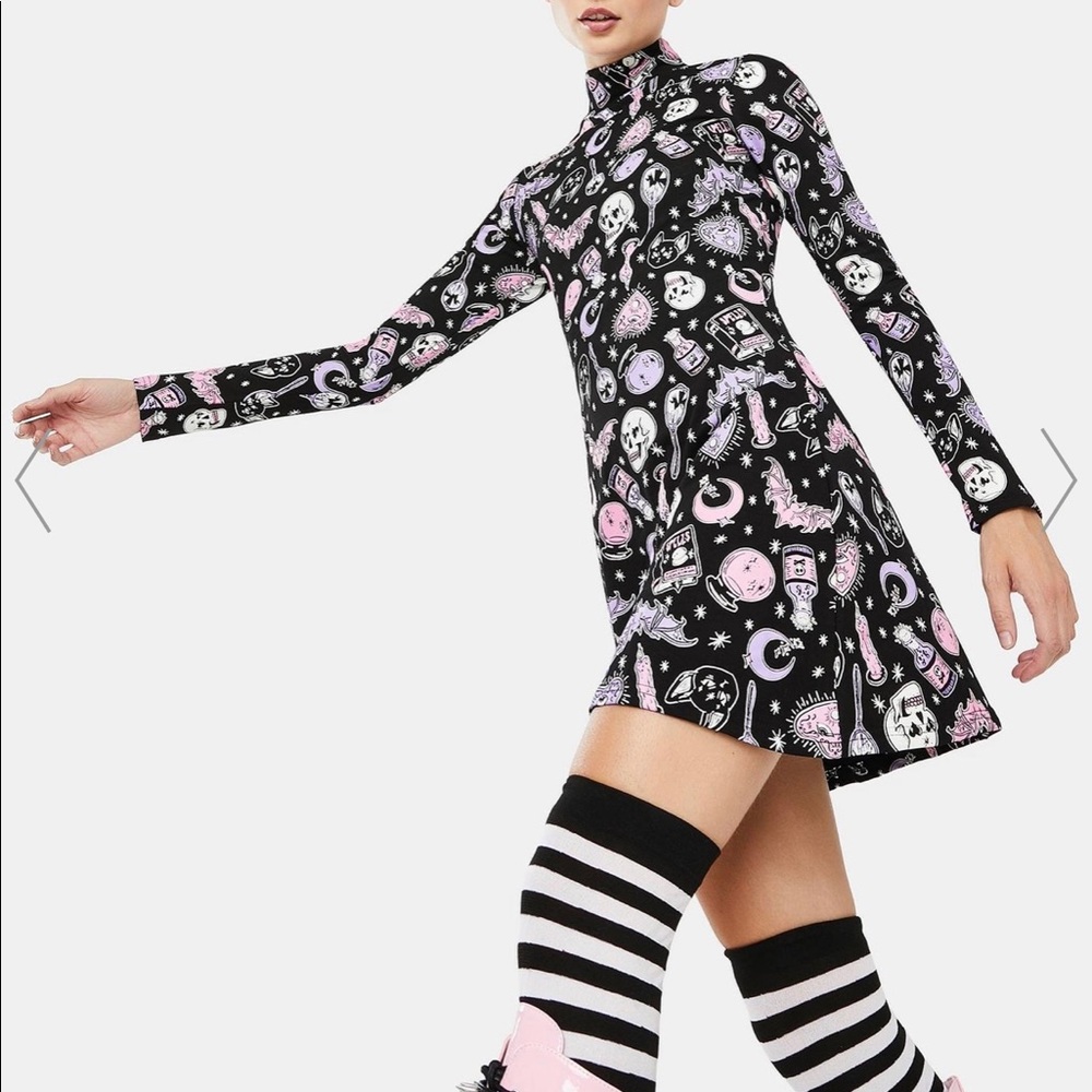 Dollskill twisted magic mini dress L